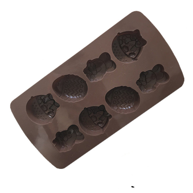 Even Easter Egg Chocolate Silicone Cake Mold Homemade Handmade Soap Mold