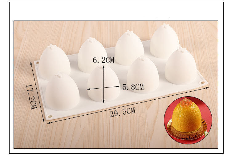 DIY Mousse Cake Mold Easter Eggs